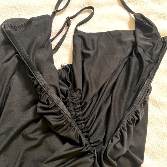 ADALEE MIDI PRINCESS POLLY BLACK DRESS Size 10 - Picture 7 of 14